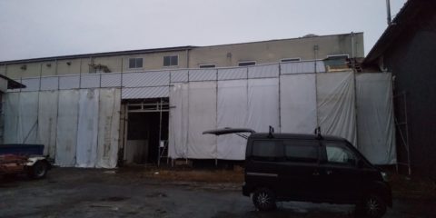 埼玉県加須市工場内倉庫解体工事